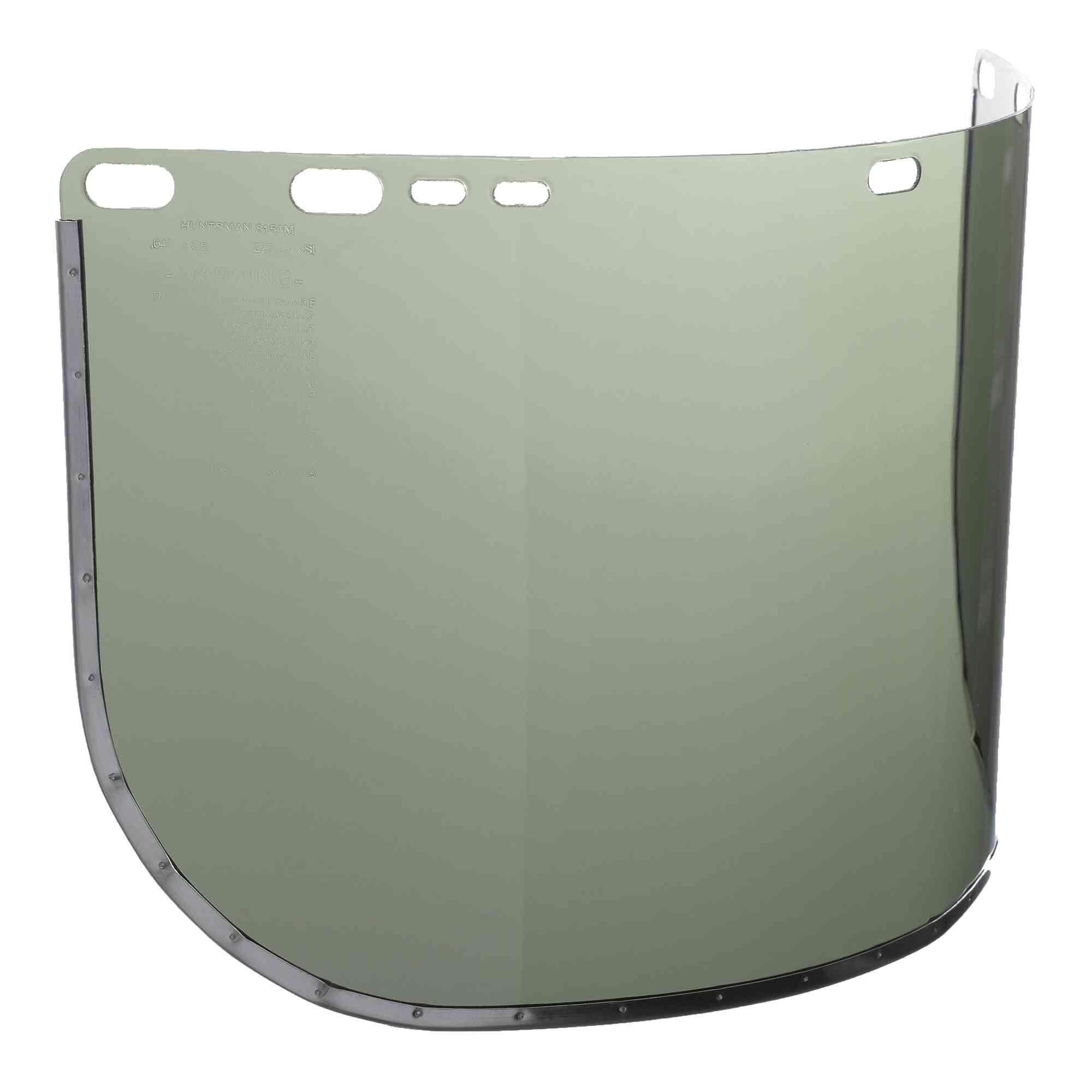 Jackson Safety® - Replacement Windows for F30 Acetate Face Shields - Light Green - 9" x 15.5" X.040" - D Shaped - Bound - Model # 29082